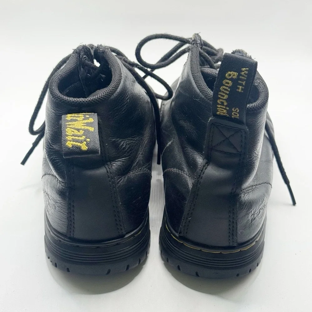 Dr.‎ Martens Men's Amwell SR Black Ankle Boots Size M8 W9 READ